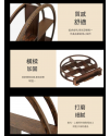 雞翅木半圓形 博古架 擺件架 展示架